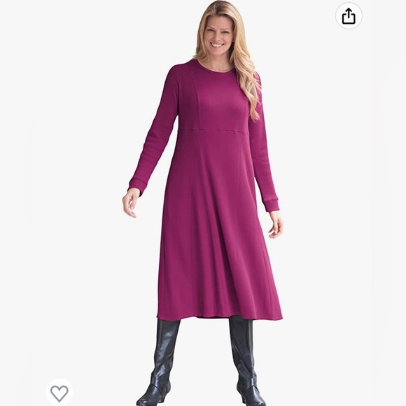 Woman Within Thermal Dress - Picture 4 of 4